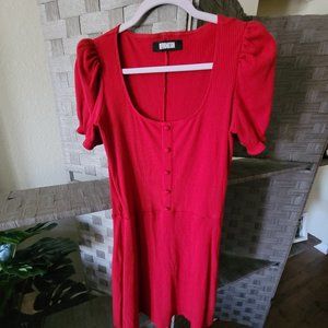 Reformation red dress, size XL